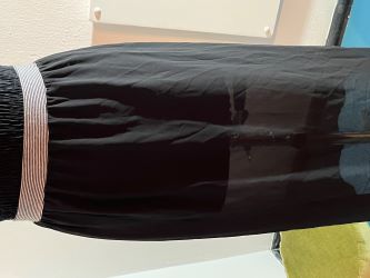 Čierna transparentná sukňa  MAGENTA